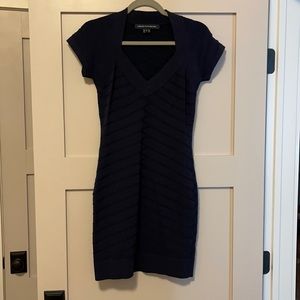 French Connection navy short sleeve dress